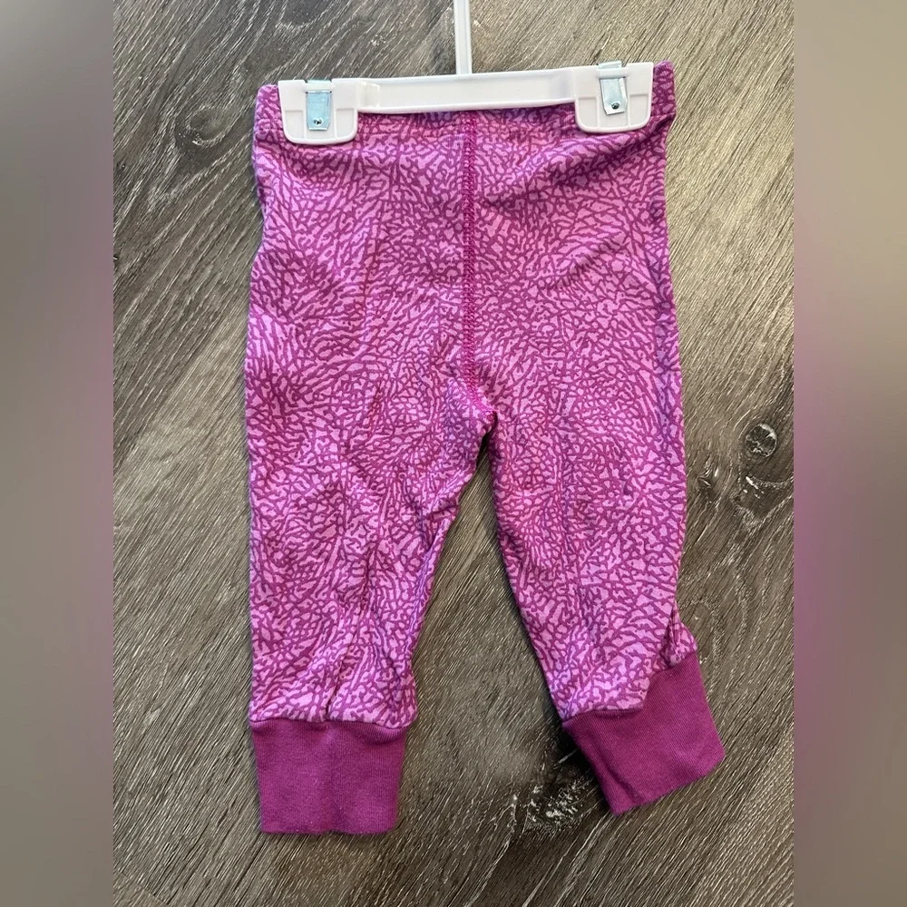 2 piece girls infant air Jordan purple set outfit